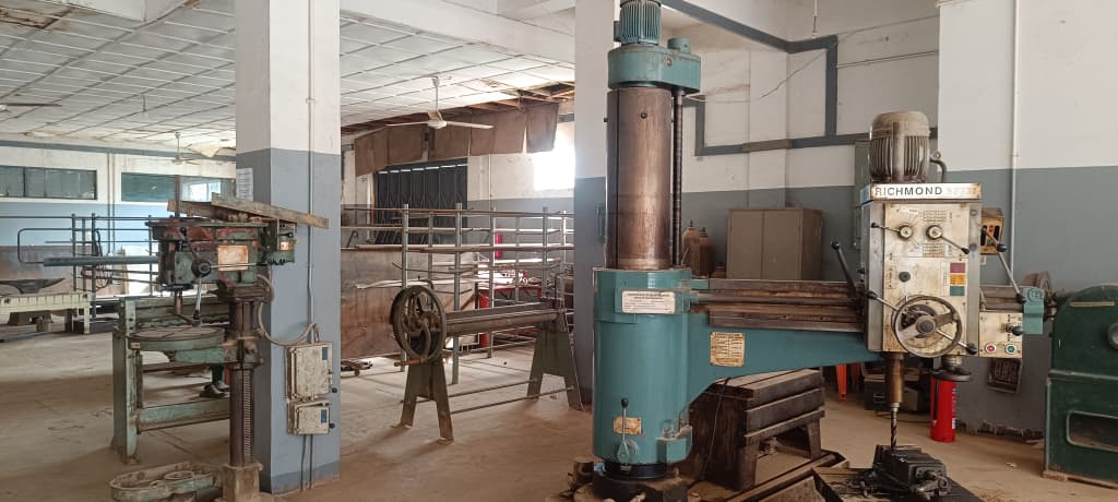 Radial Drill and Lathe